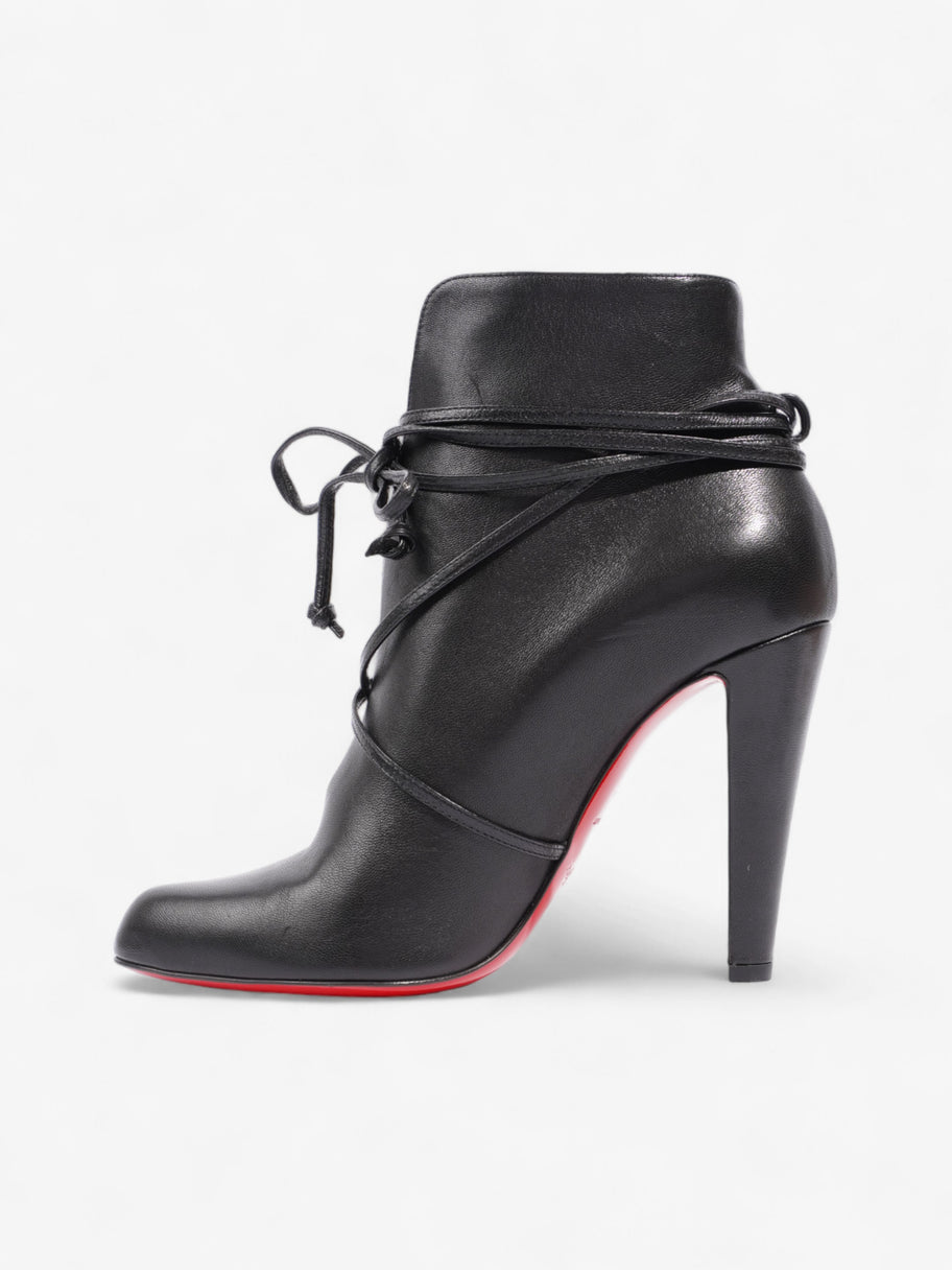 Christian Louboutin S.I.T Rain Ankle Boots 100 Black Leather EU 40 UK 7 Image 3