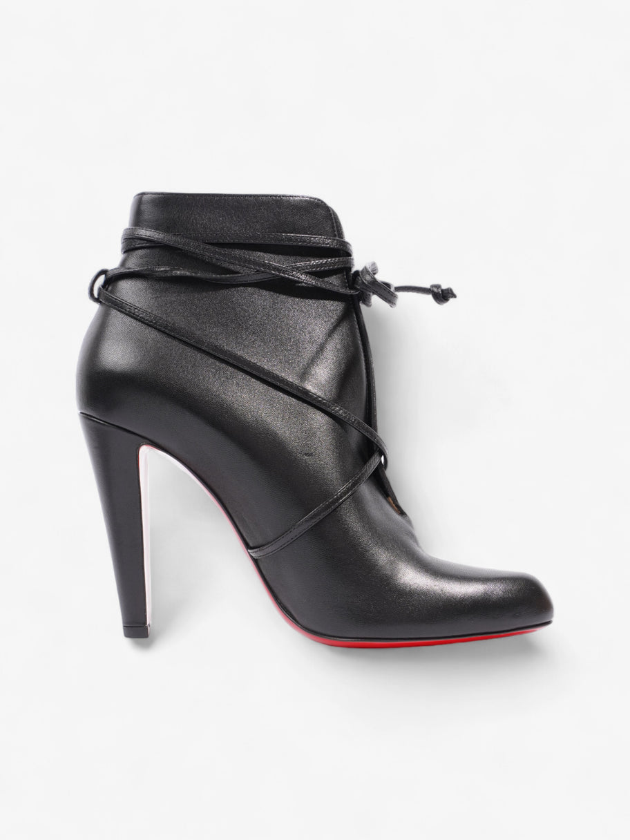 Christian Louboutin S.I.T Rain Ankle Boots 100 Black Leather EU 40 UK 7 Image 4