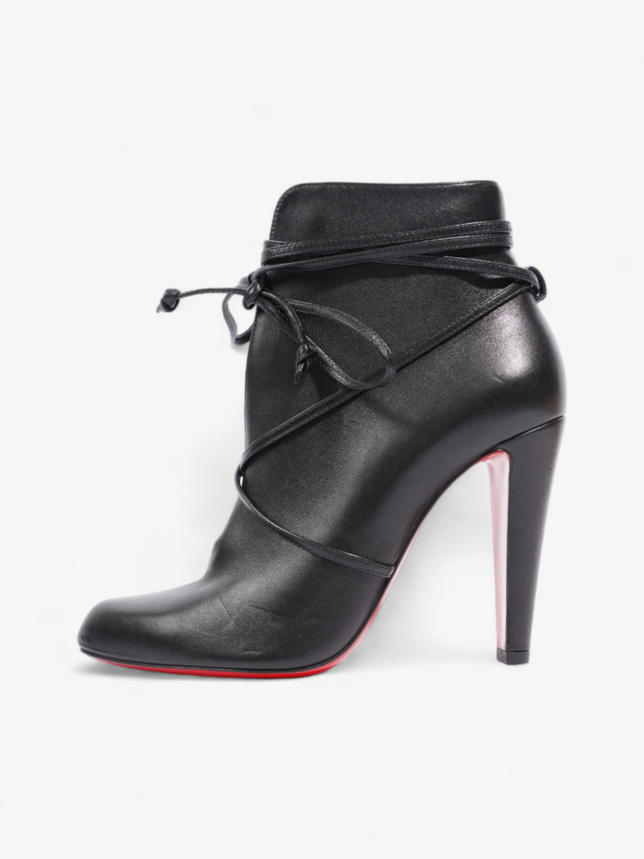 Christian Louboutin S.I.T Rain Ankle Boots 100 Black Leather EU 40 UK 7 Image 5