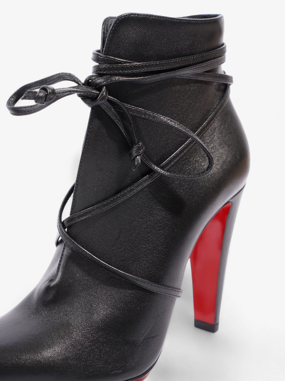 Christian Louboutin S.I.T Rain Ankle Boots 100 Black Leather EU 40 UK 7 Image 9