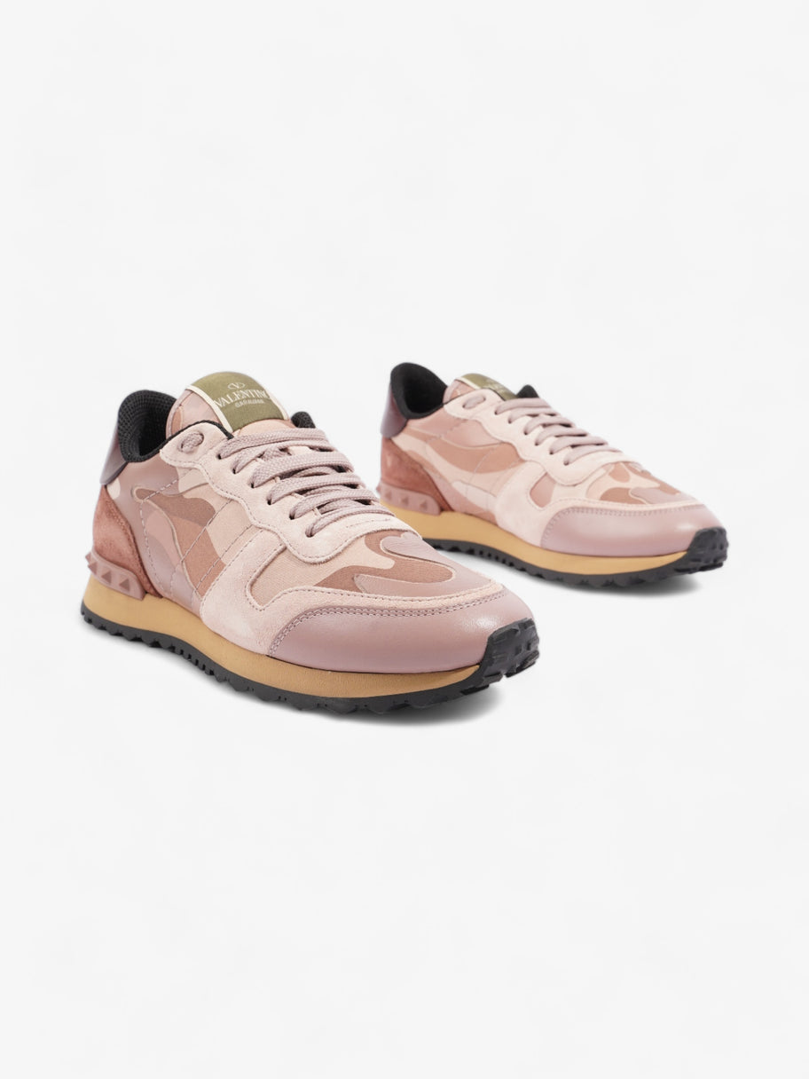 Valentino Rockrunner Pink Camouflage  Suede EU 37.5 UK 4.5 Image 2