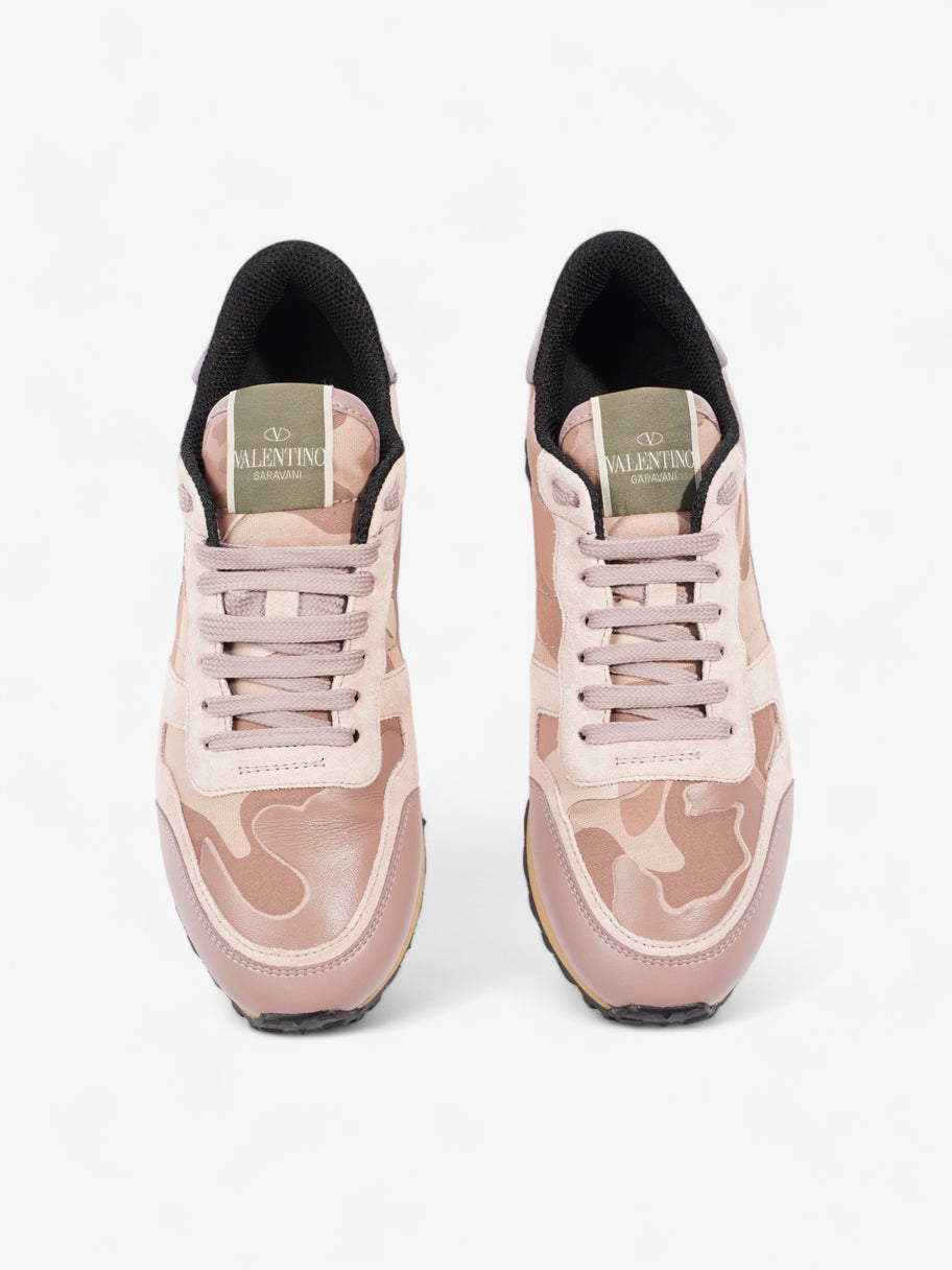 Valentino Rockrunner Pink Camouflage  Suede EU 37.5 UK 4.5 Image 8