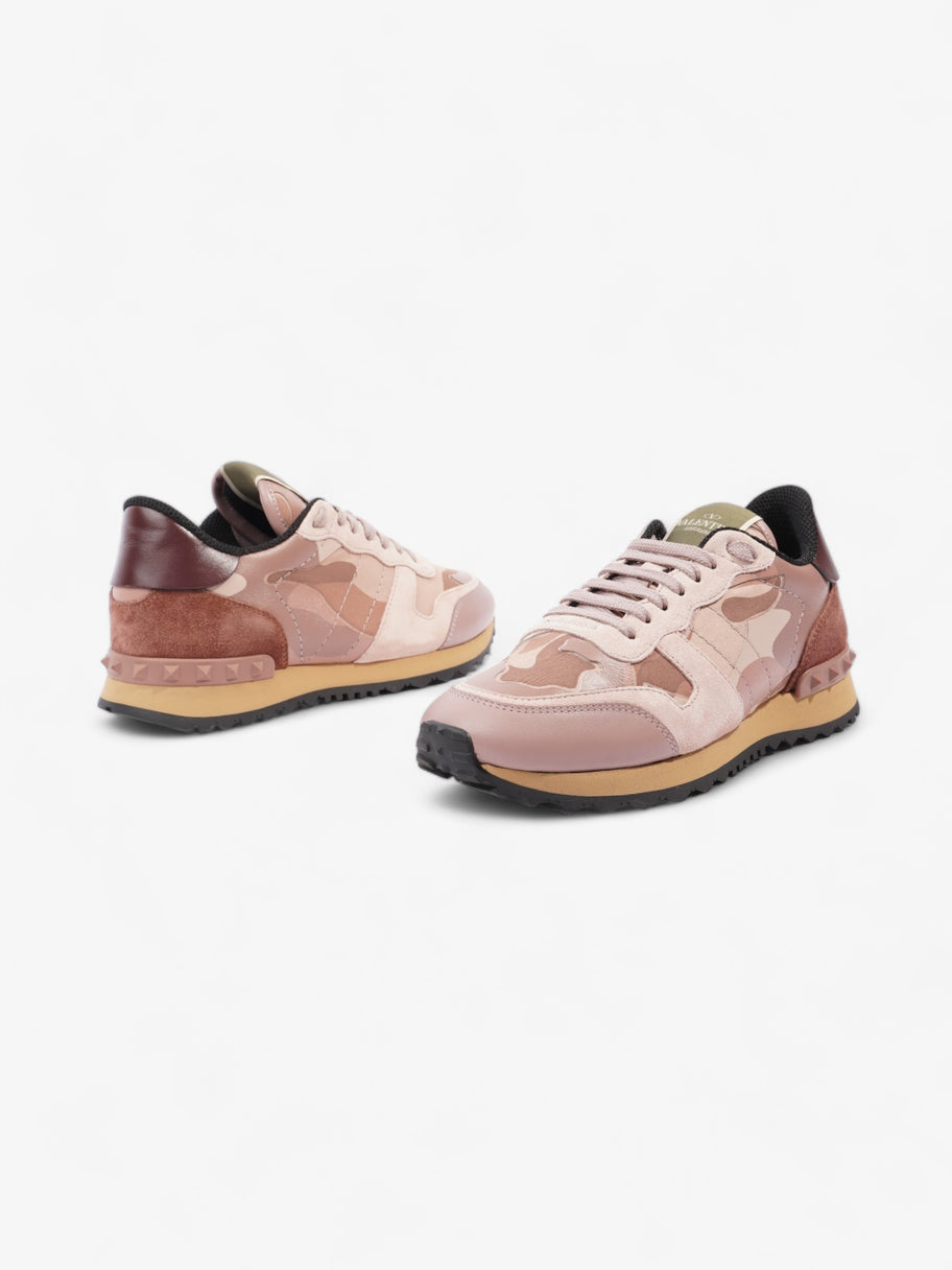 Valentino Rockrunner Pink Camouflage  Suede EU 37.5 UK 4.5 Image 9