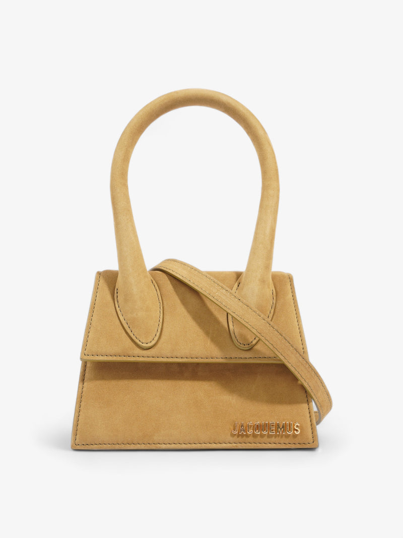  Jacquemus Le Chiquito Moyen Khaki Suede