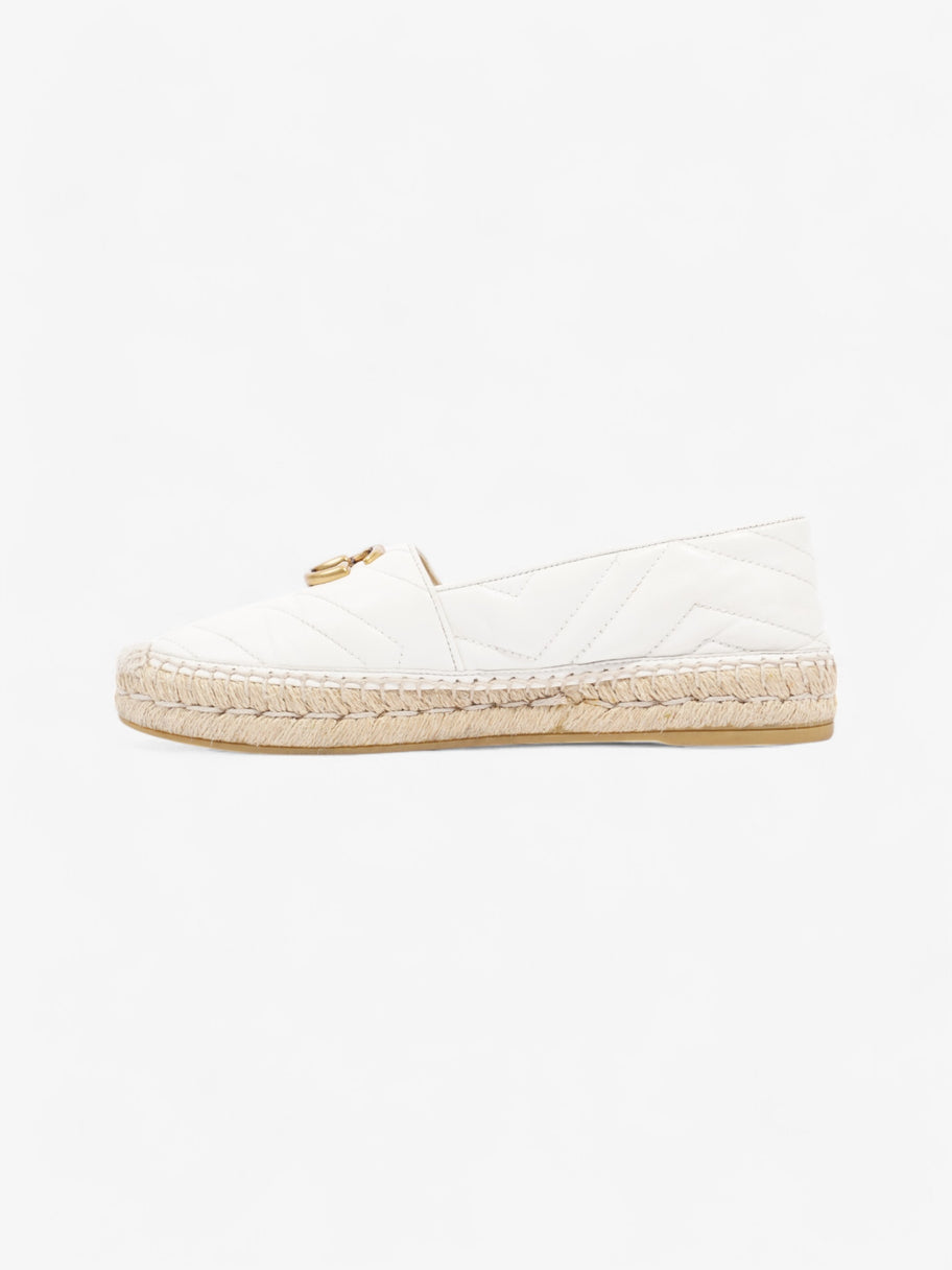 Gucci GG Marmont espadrilles White  Leather EU 38 UK 5 Image 3