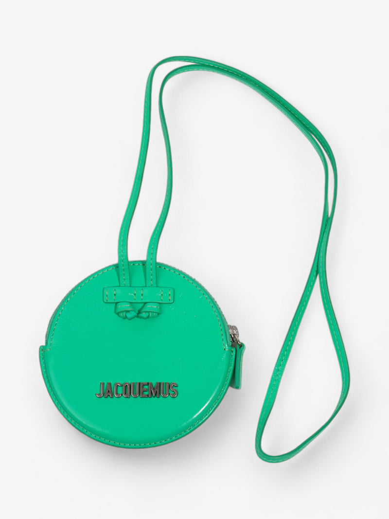  Jacquemus Coin Purse Green Leather