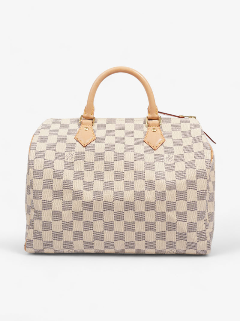  Speedy 30 Damier Azur Coated Canvas