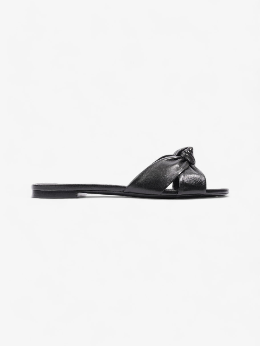 Saint Laurent Bianca Sandals Black Leather EU 39 UK 6 Image 1