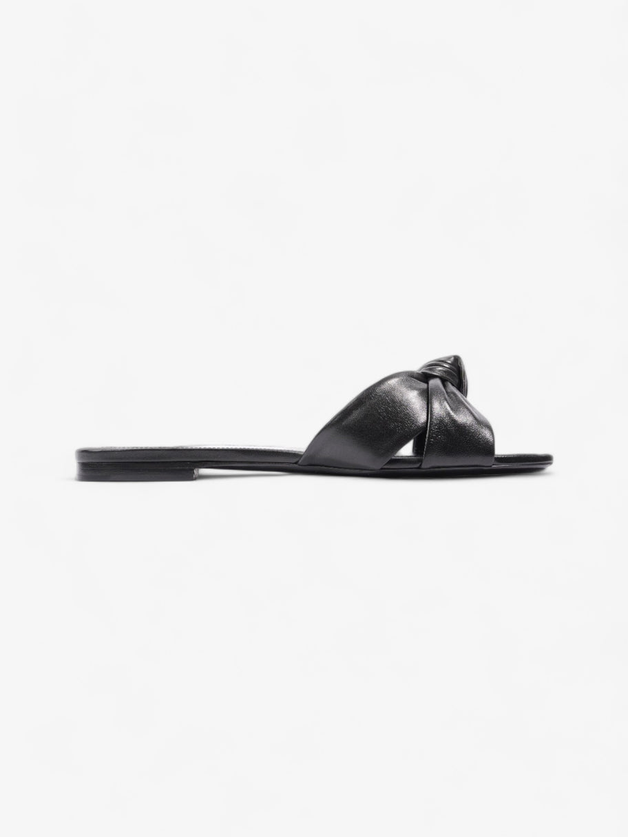 Saint Laurent Bianca Sandals Black Leather EU 39 UK 6 Image 4