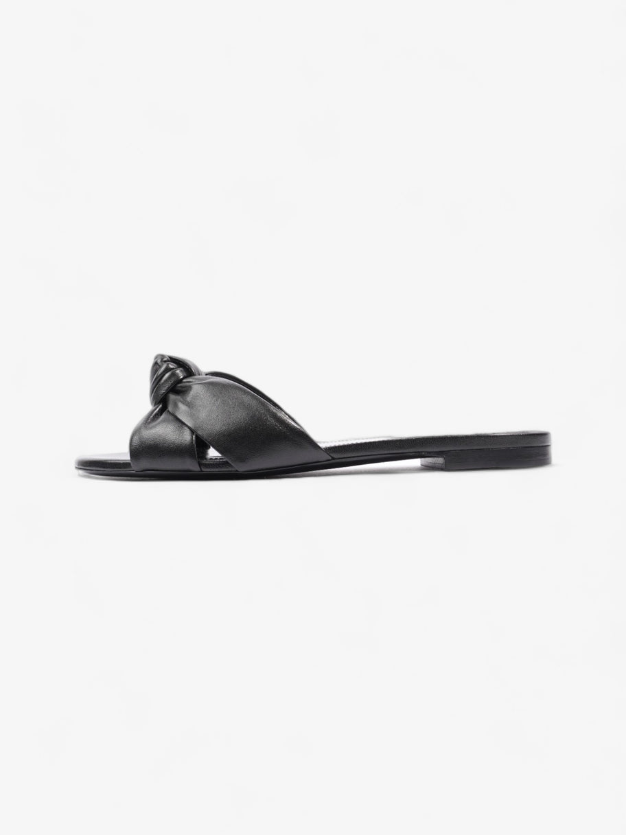 Saint Laurent Bianca Sandals Black Leather EU 39 UK 6 Image 5