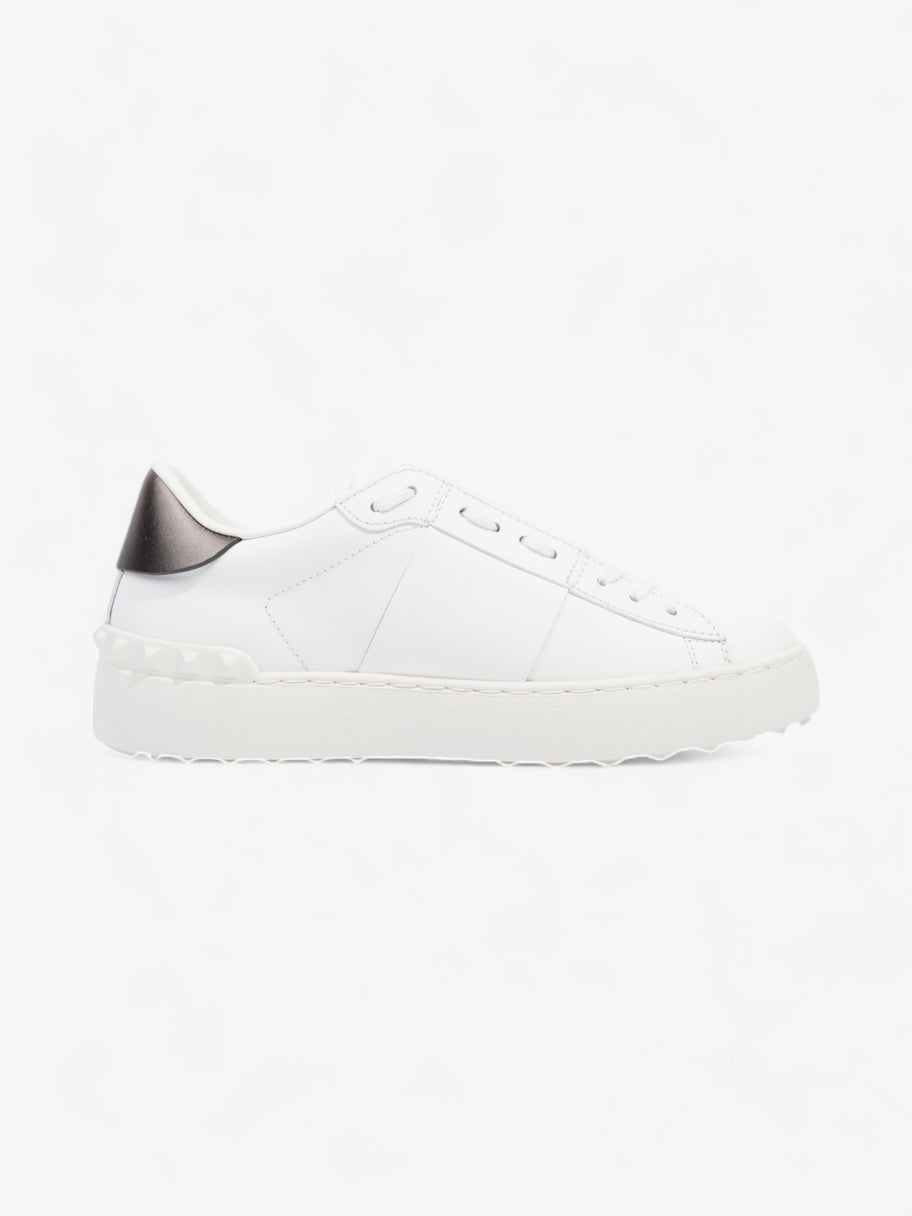 Valentino Open Sneaker White / Metallic Tab Leather EU 36 UK 3 Image 4