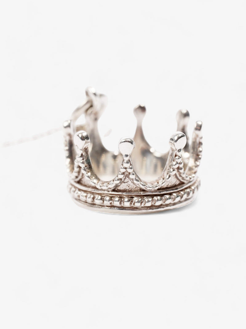  Tiffany and Co Crown Charm Necklace Silver Silver Sterling