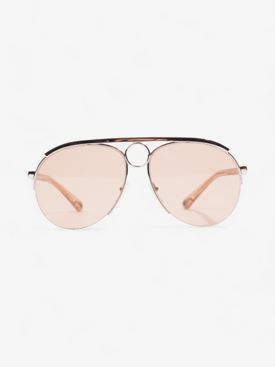 Chloe Aviator Style Sunglasses Light Gold Acetate 140mm Image 1