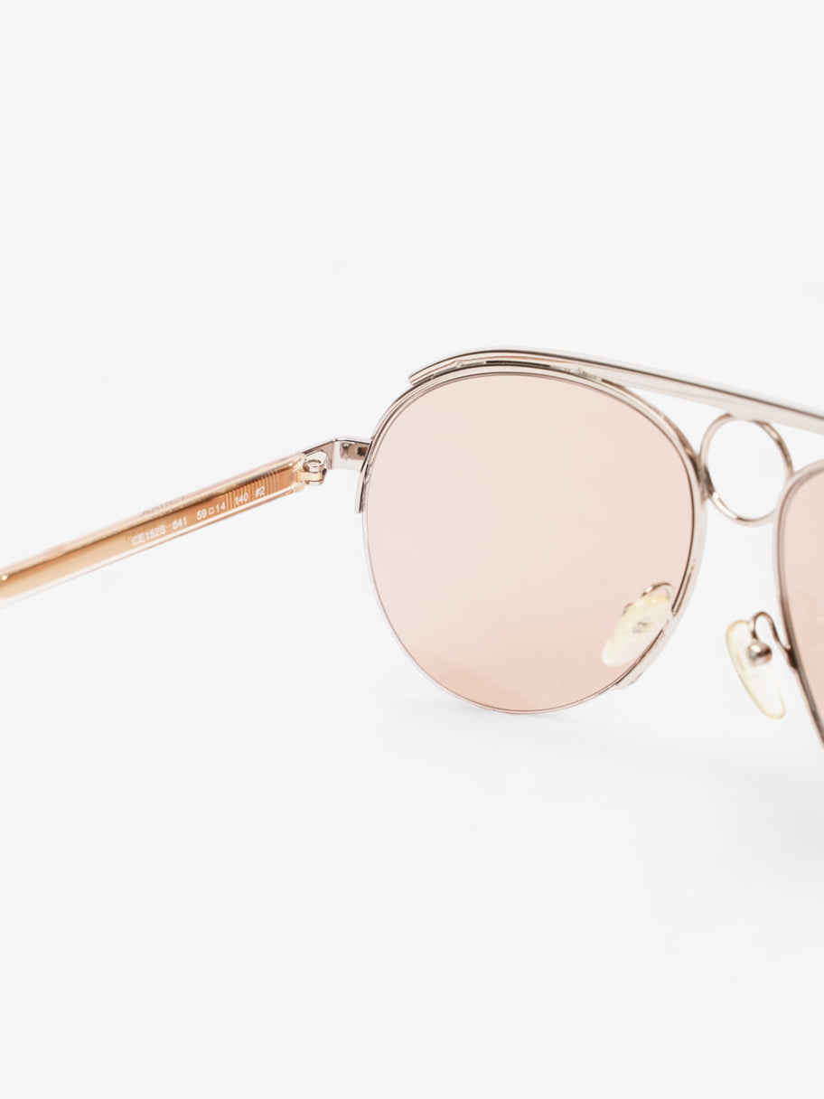 Chloe Aviator Style Sunglasses Light Gold Acetate 140mm Image 5