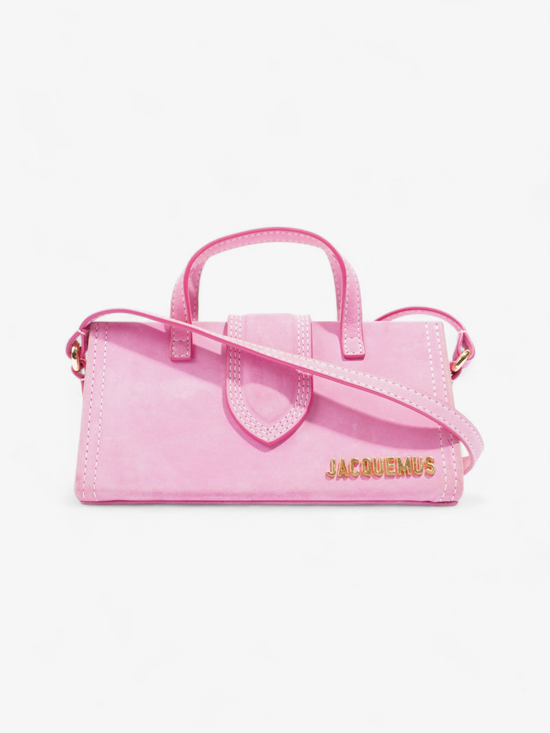  Jacquemus Le Porte Lunettes Triangle Pink Suede