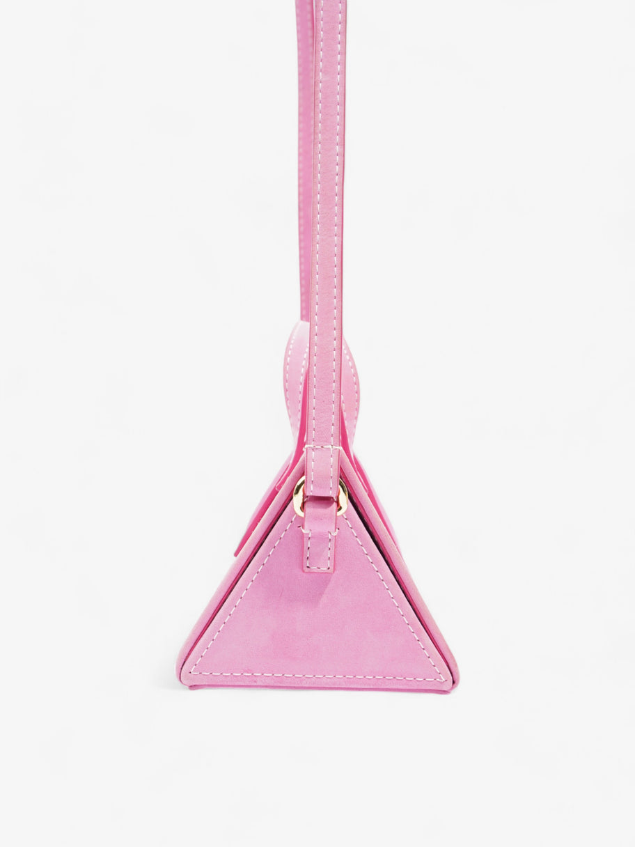 Jacquemus Le Porte Lunettes Triangle Pink Suede Image 5