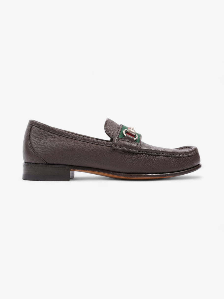 Gucci Horsebit Loafers Brown / Green / Red Leather EU 40.5 UK 6.5 Image 1