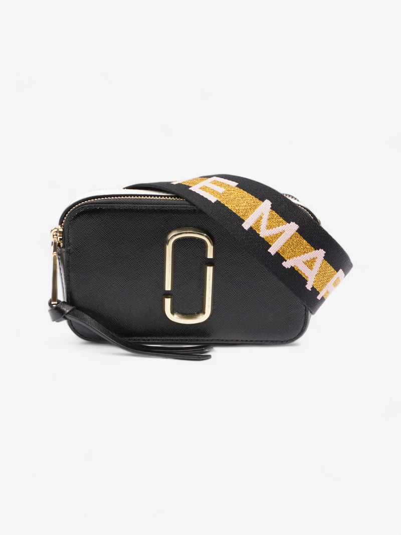  Marc Jacobs The Snapshot Black / Grey / White Saffiano Leather