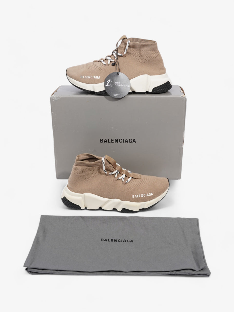 Balenciaga Speed Lace-Up Beige / White / Black Knit EU 37 UK 4 Image 9