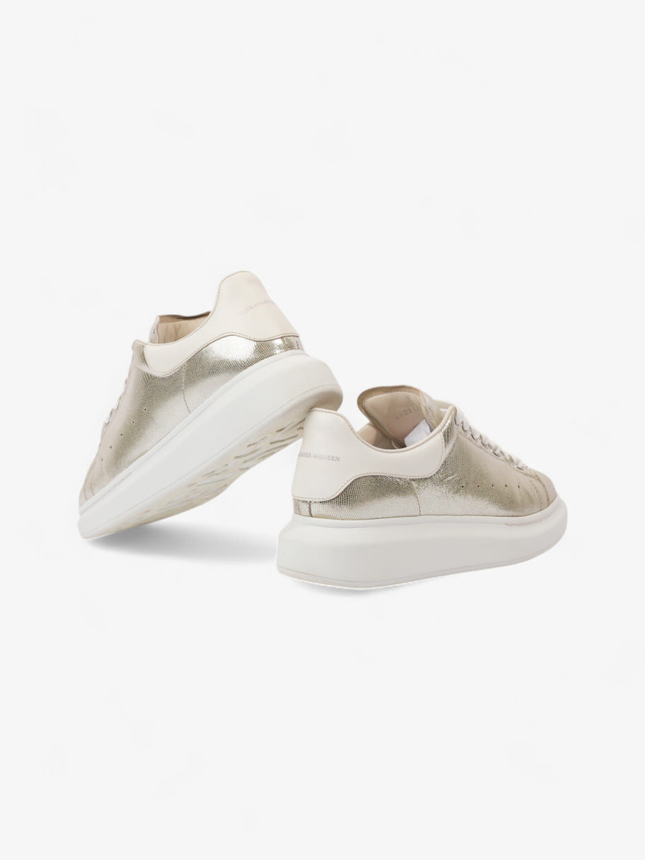 Alexander McQueen Oversized Sneakers Silver / White Tab Lizard EU 38.5 UK 5.5 Image 9