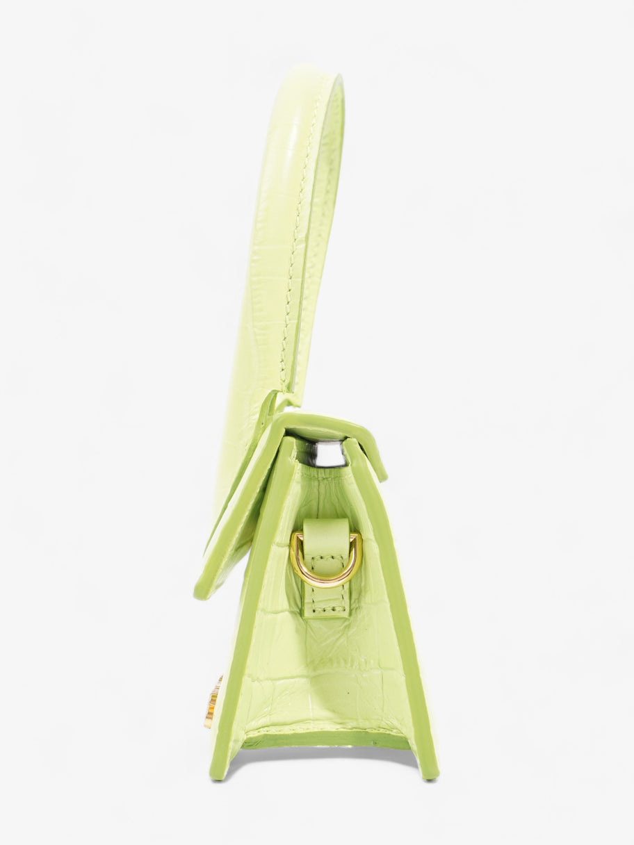 Le Chiquito  Light Green Embossed Leather Image 3