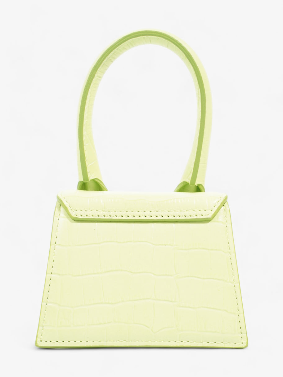 Le Chiquito  Light Green Embossed Leather Image 4