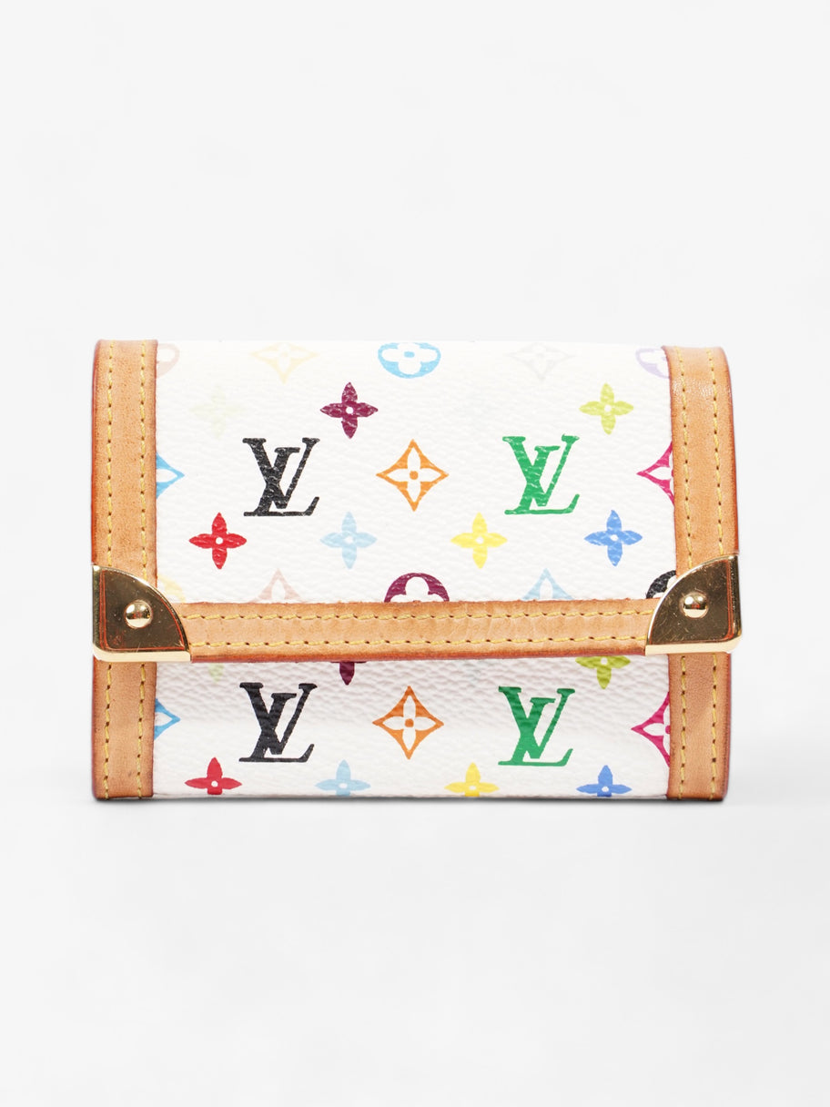 Murakami Wallet White Multicoloured Monogram Leather Image 1