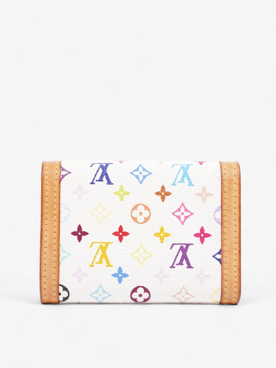 Murakami Wallet White Multicoloured Monogram Leather Image 3