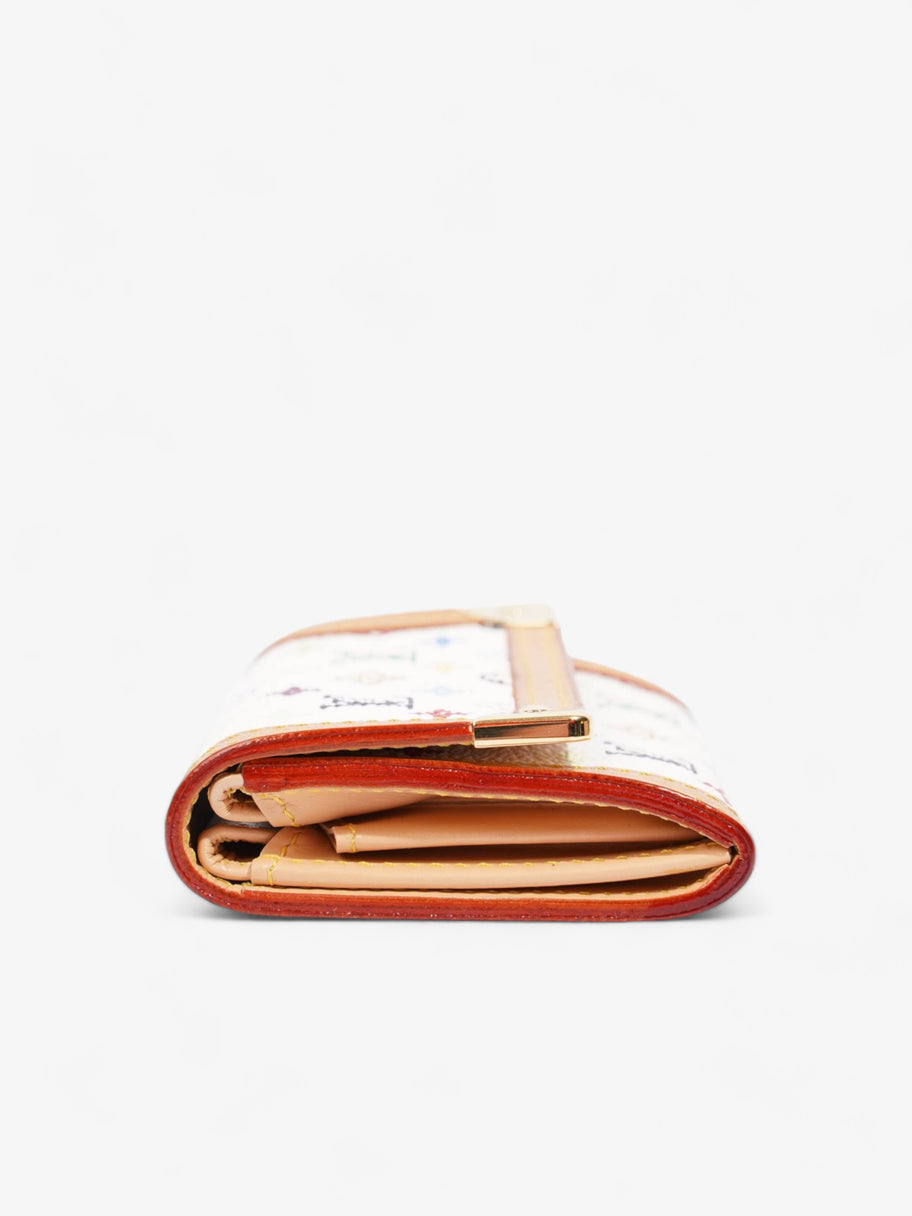 Murakami Wallet White Multicoloured Monogram Leather Image 4