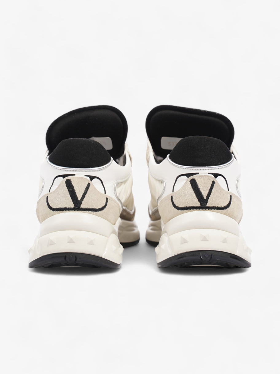 Valentino Ready Go Runner White / Black / Rose Gold Fabric EU 37.5 UK 4.5 Image 6