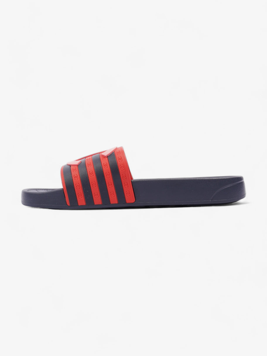 CC Flat Slides Red / Pink / Blue Rubber EU 36 UK 3 Image 3