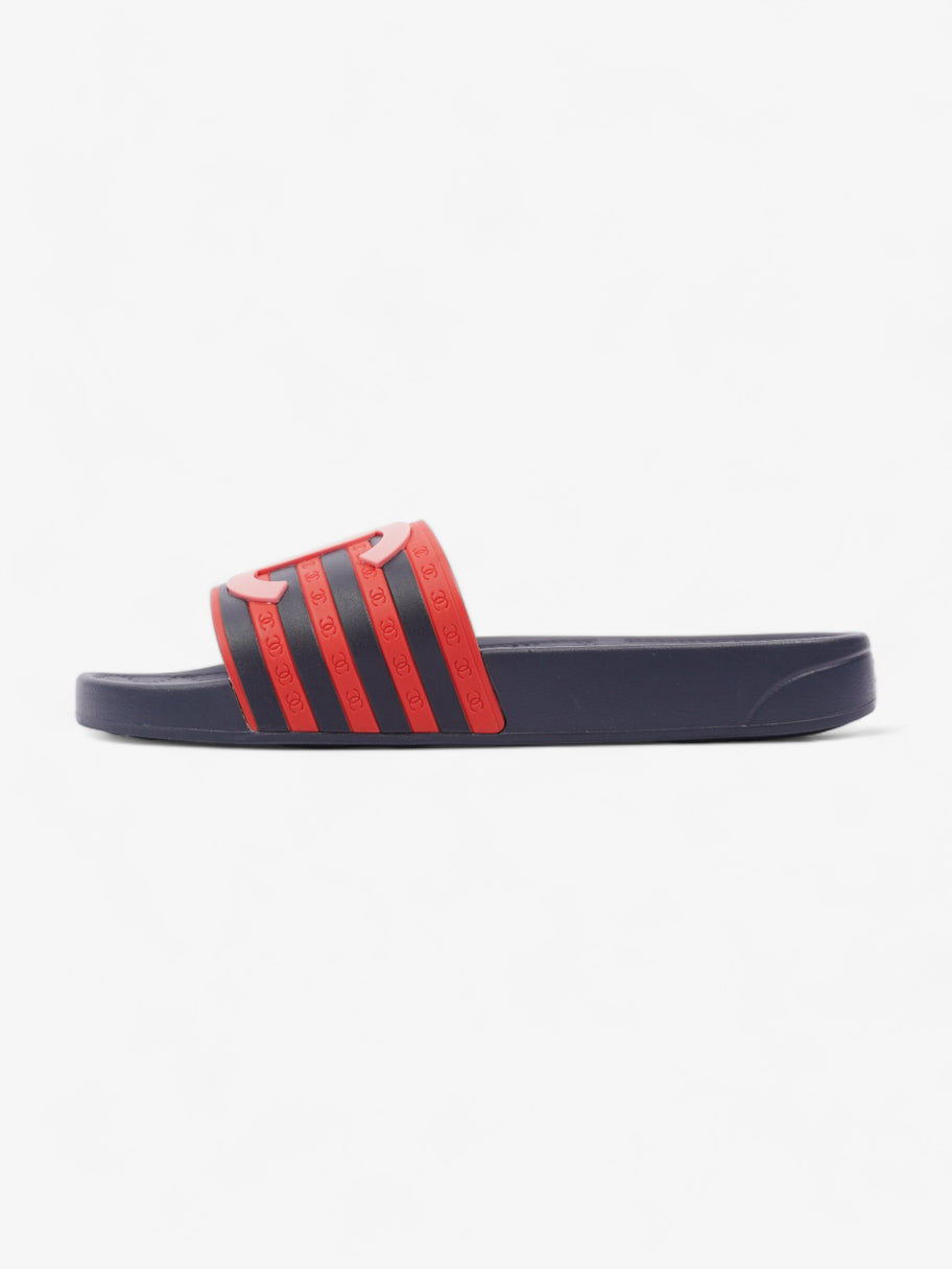 CC Flat Slides Red / Pink / Blue Rubber EU 36 UK 3 Image 5