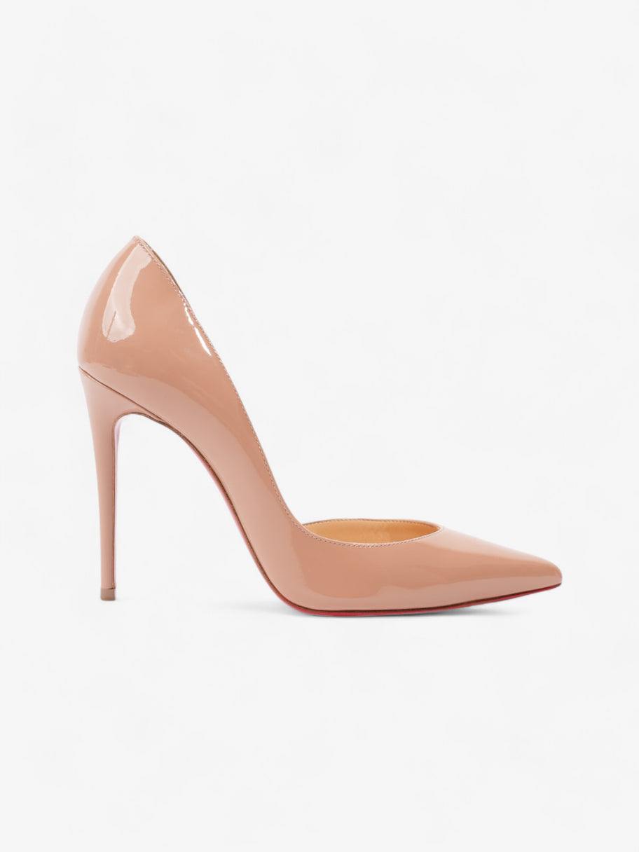 Christian Louboutin Iriza 100mm Nude Patent Leather EU 35 UK 2 Image 1