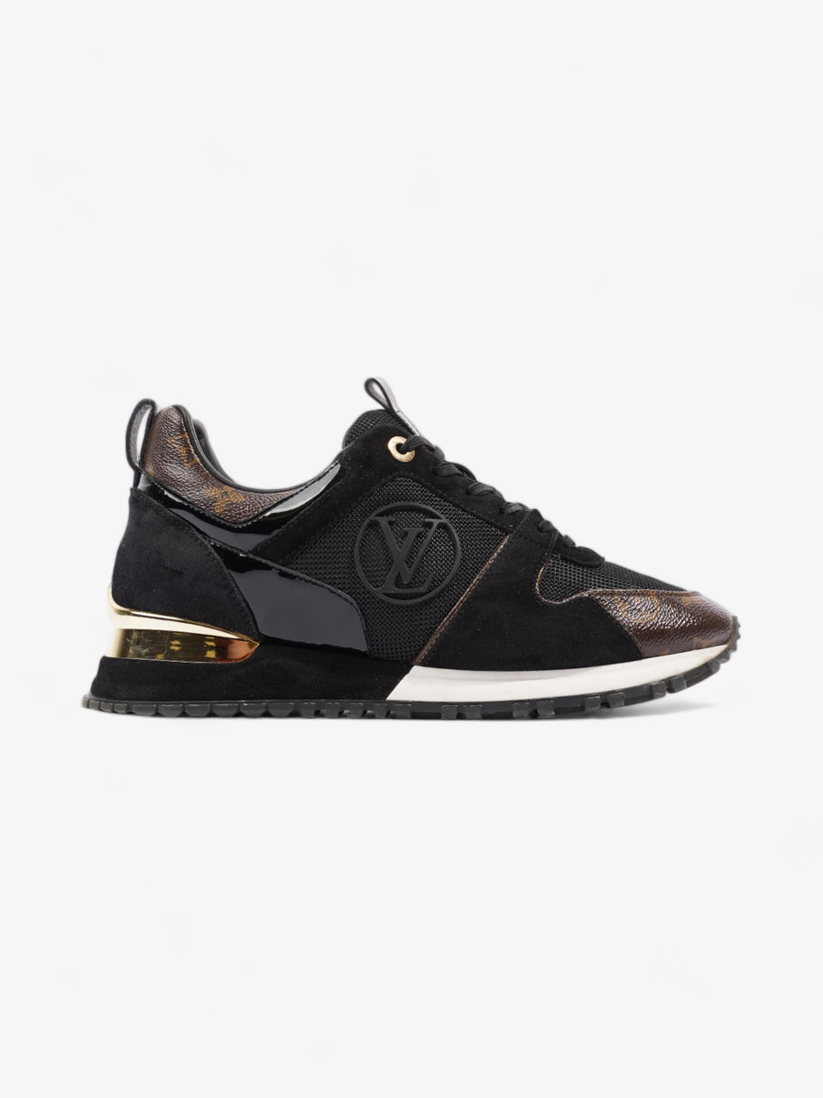 Louis Vuitton Run Away Sneakers Black / Brown Monogram Mesh EU 38.5 UK 5.5 Image 1