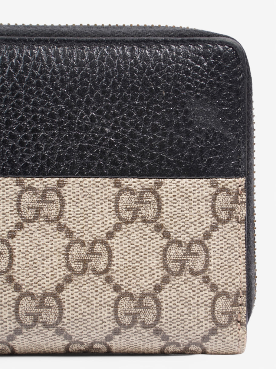 Gucci Marmont Wallet Beige  / Navy Coated Canvas Image 5