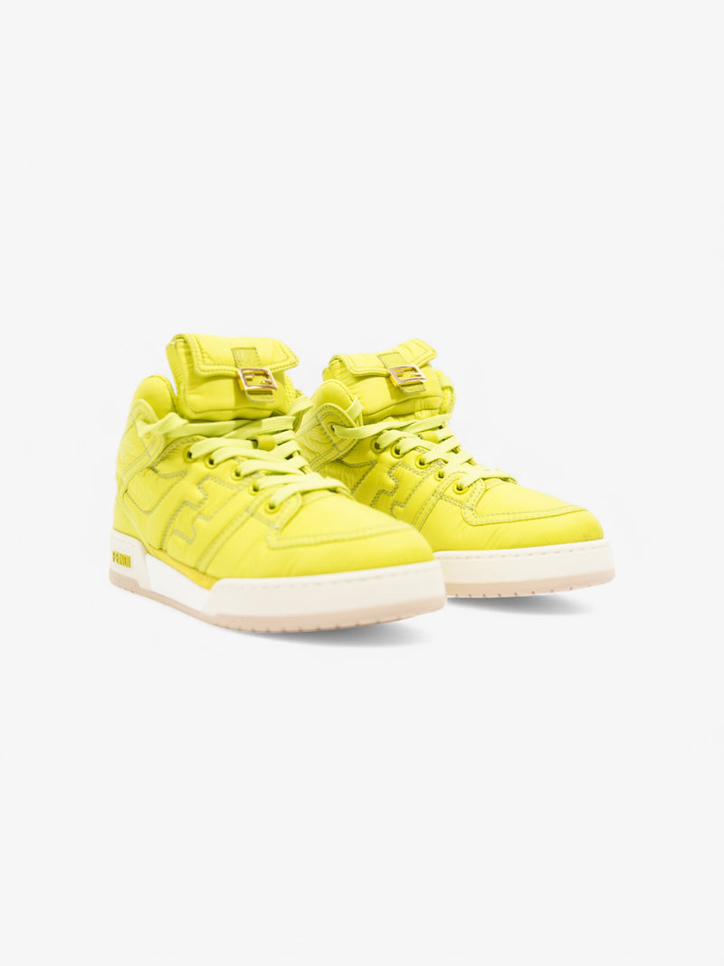  Fendi Match Trainers Lime Nylon EU 37 UK 4