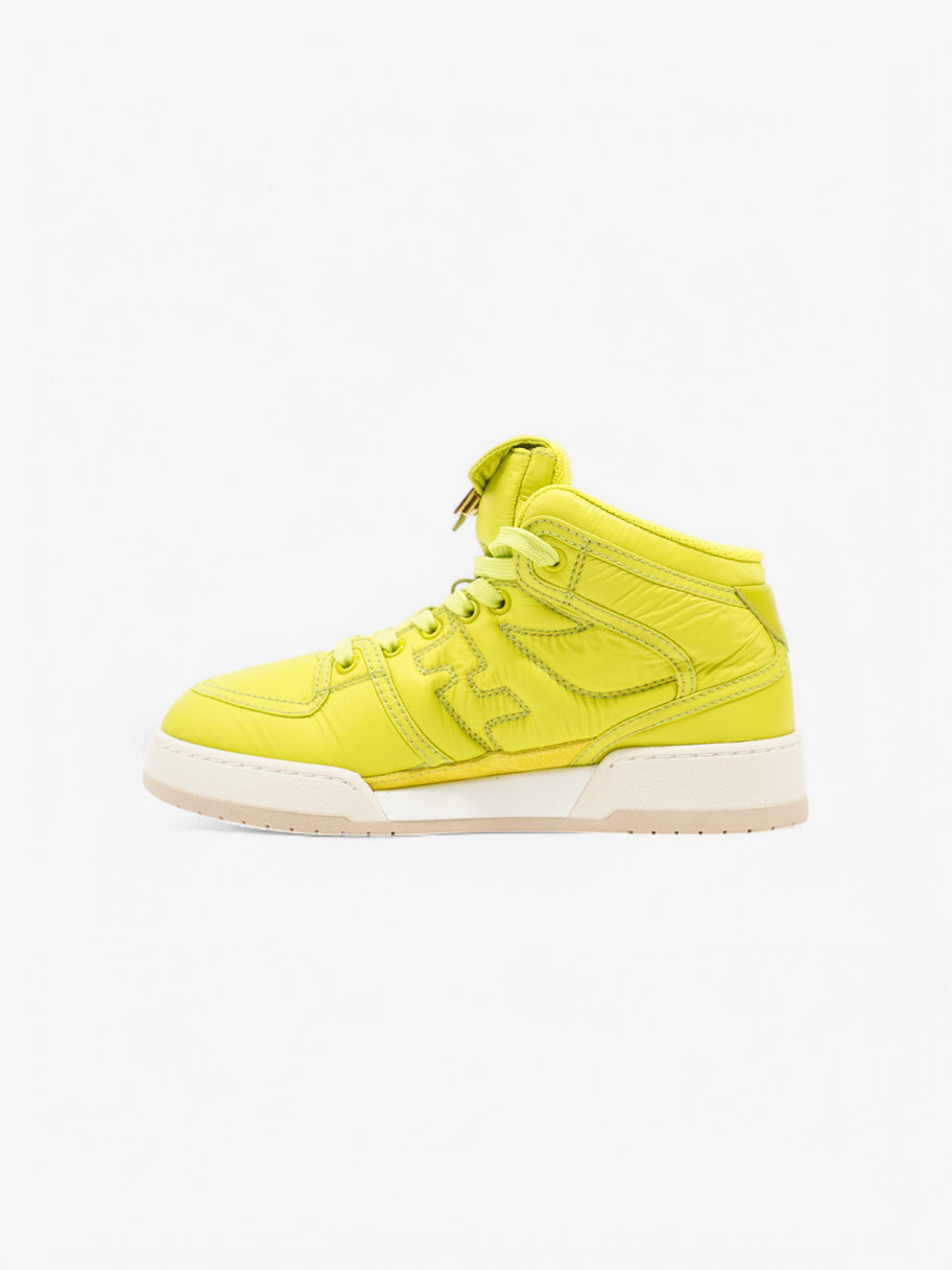 Fendi Match Trainers Lime Nylon EU 37 UK 4 Image 3