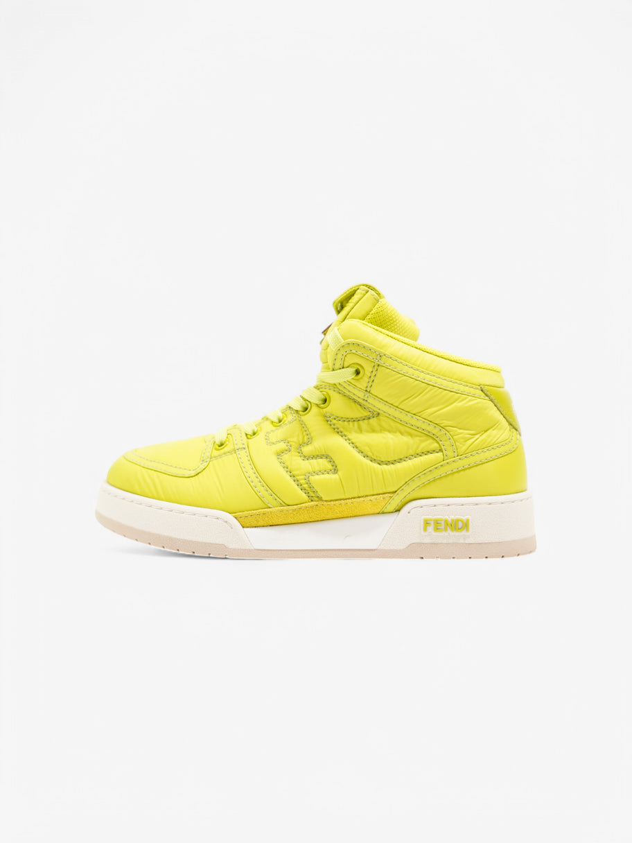 Fendi Match Trainers Lime Nylon EU 37 UK 4 Image 5