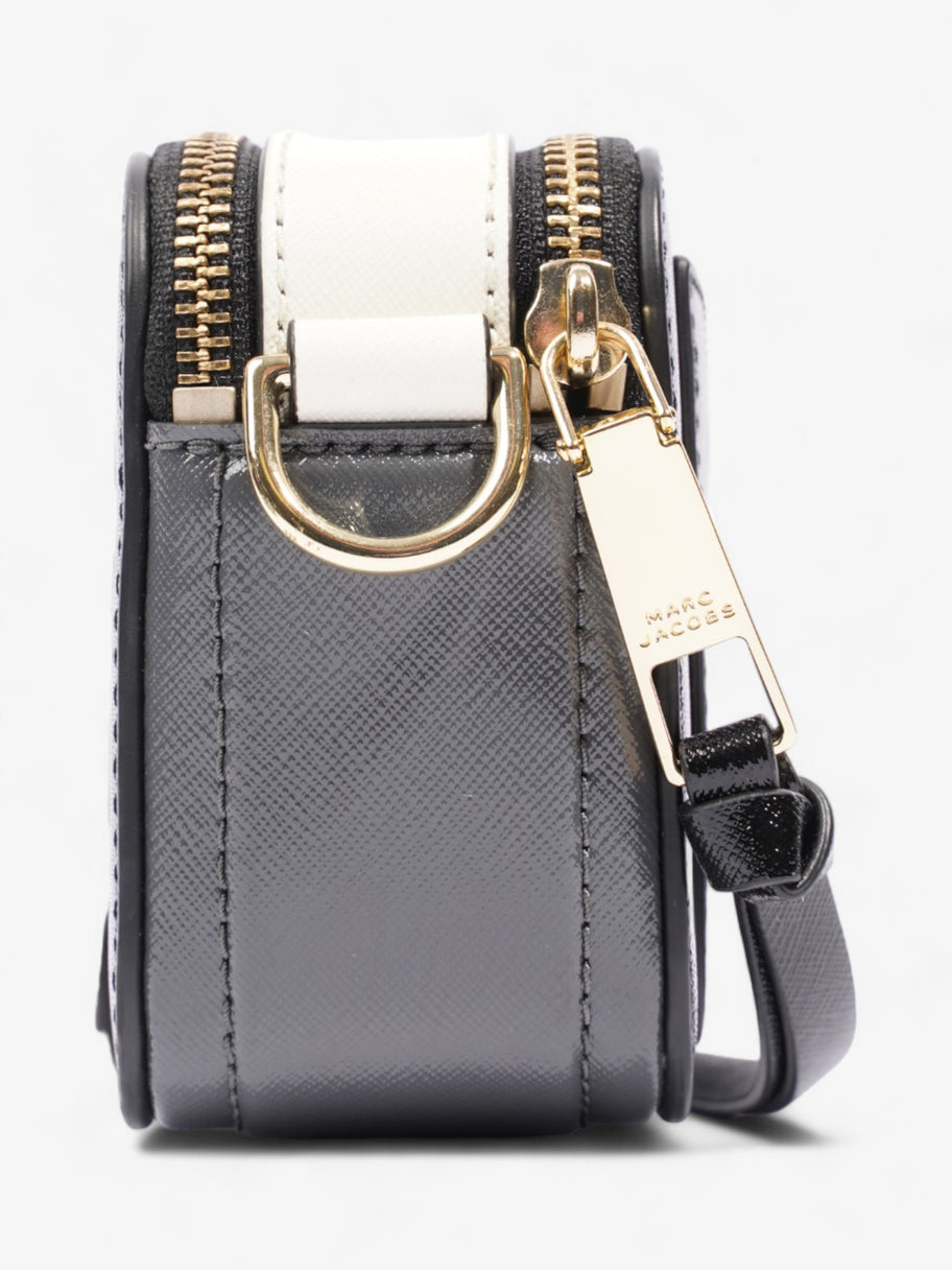 Marc Jacobs Snapshot Black / Grey / Cream Saffiano Leather Image 3