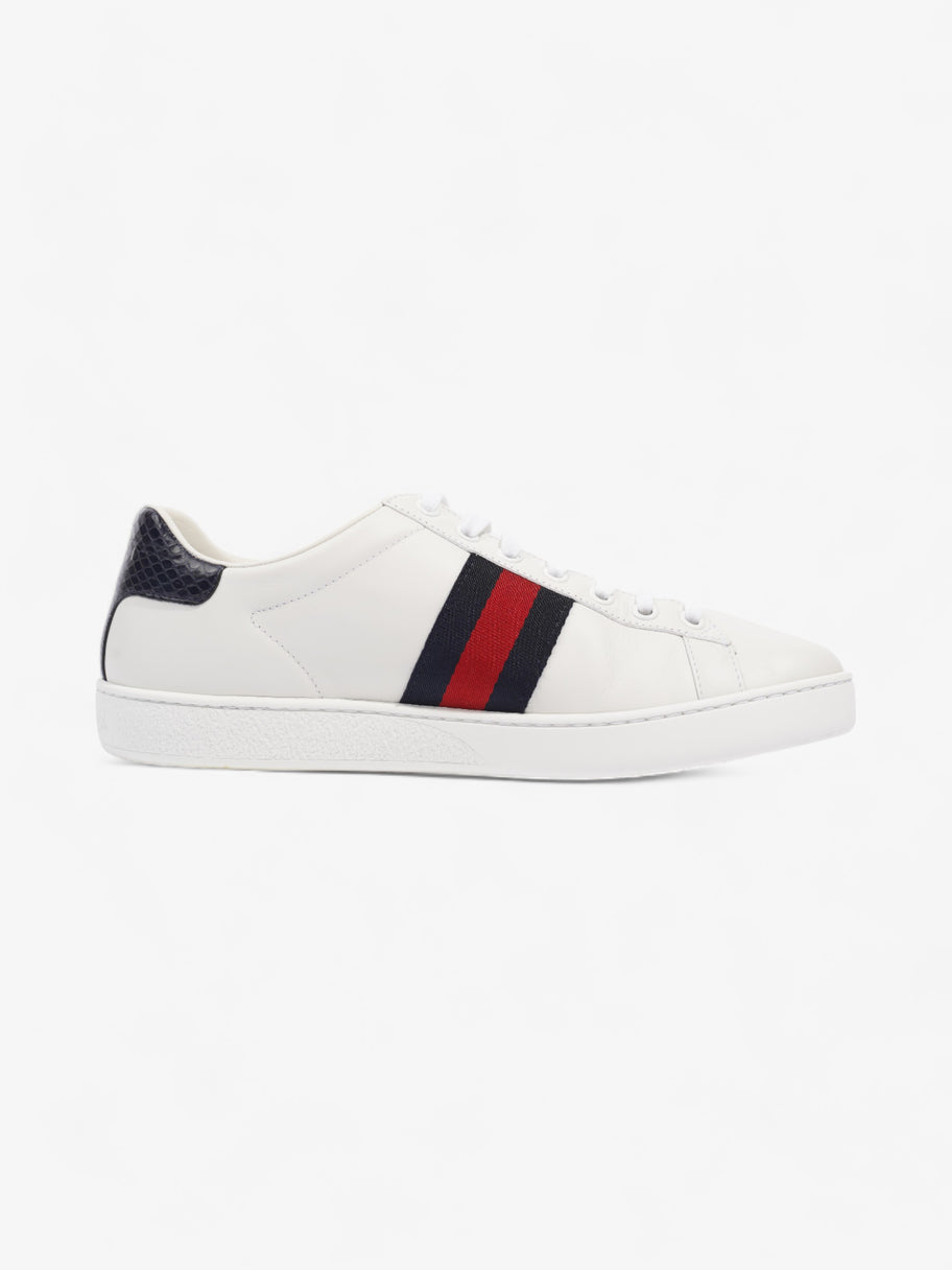 Gucci Ace White / Blue / Red Leather EU 38.5 UK 5.5 Image 4