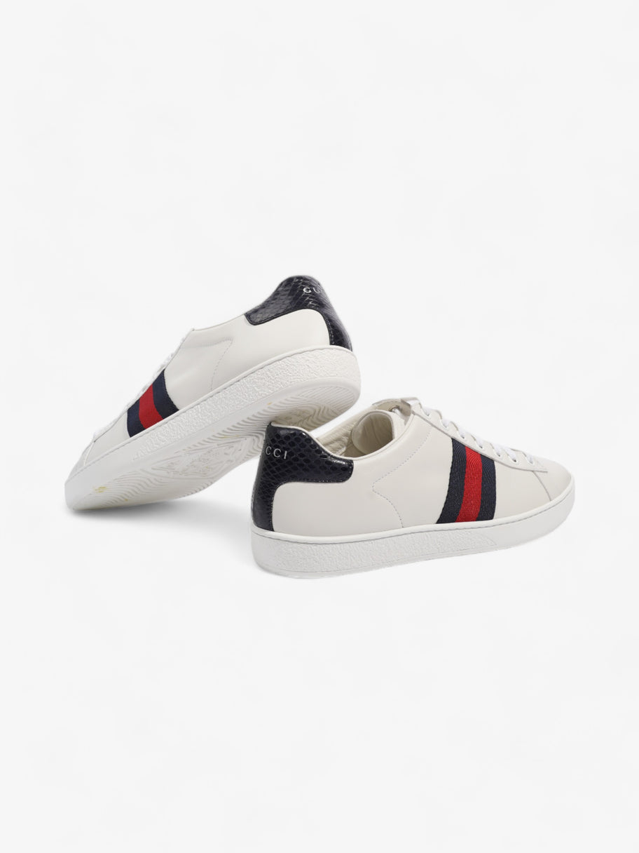 Gucci Ace White / Blue / Red Leather EU 38.5 UK 5.5 Image 9