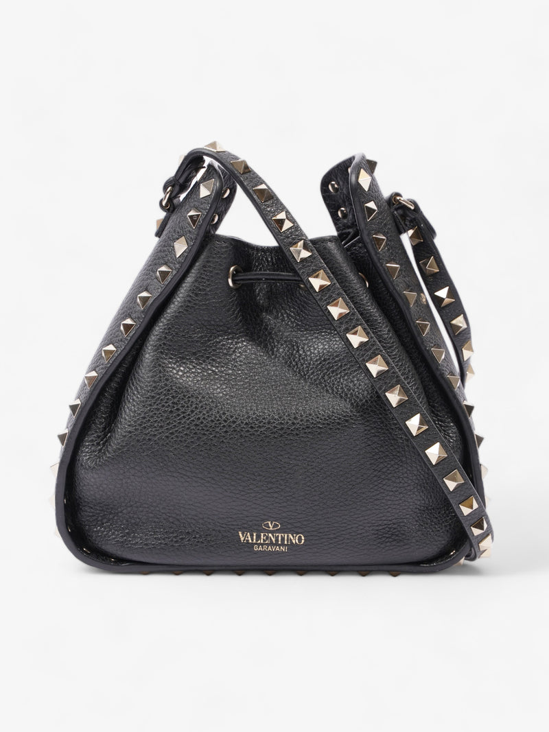  Rockstud Bucket Black Leather