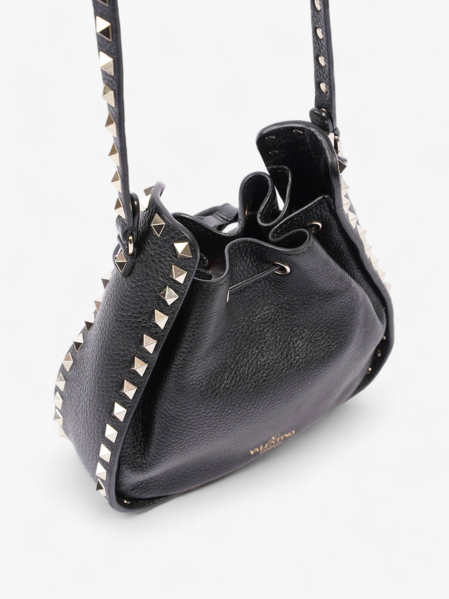 Rockstud Bucket Black Leather Image 8