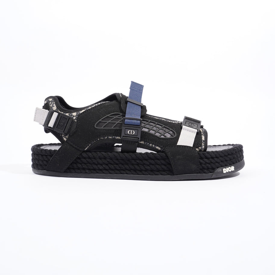 Atlas Sandals Black / Blue / Grey Canvas EU 43 UK 9 Image 1