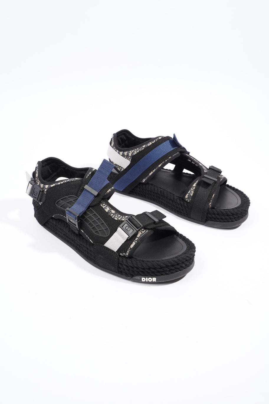 Atlas Sandals Black / Blue / Grey Canvas EU 43 UK 9 Image 2