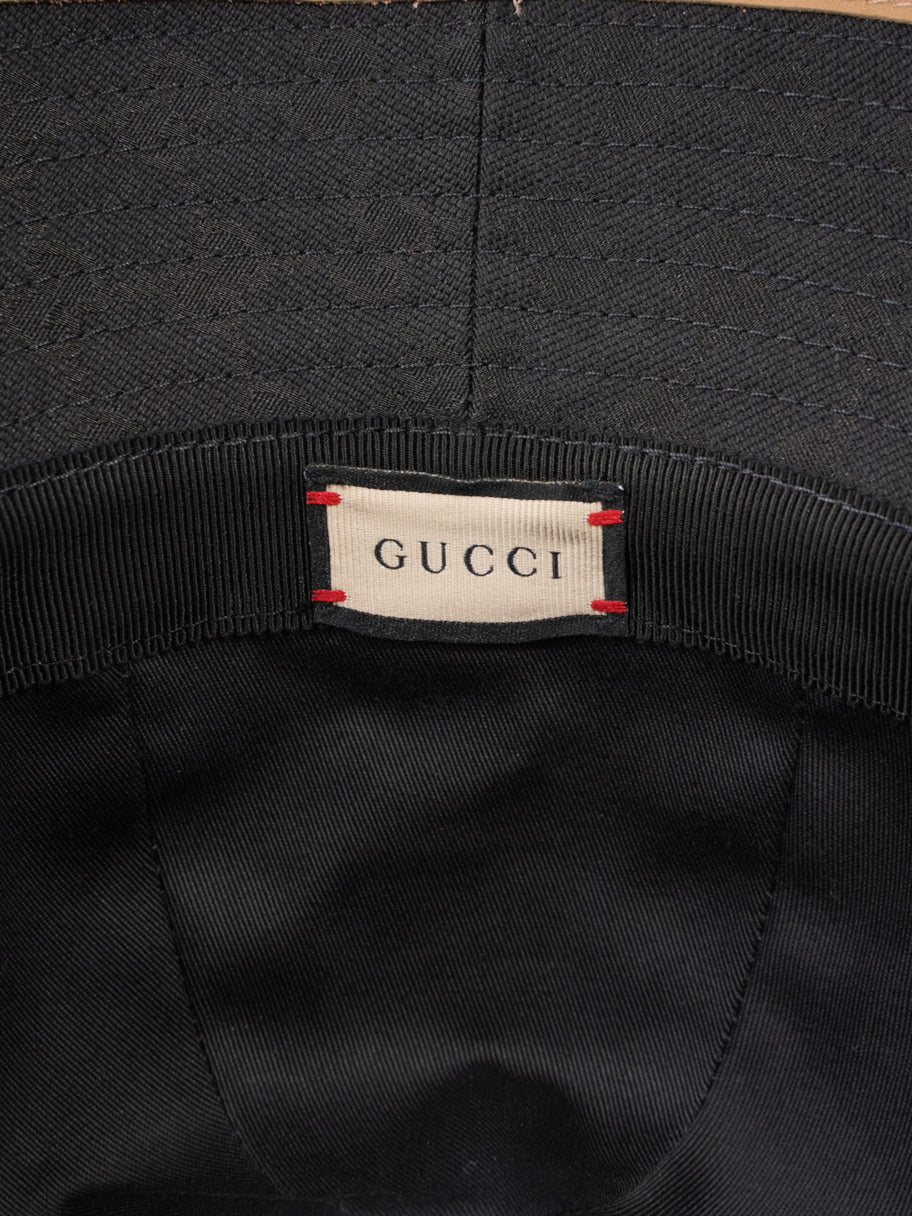 Gucci GG Sport Bucket Hat Black Canvas M Image 8