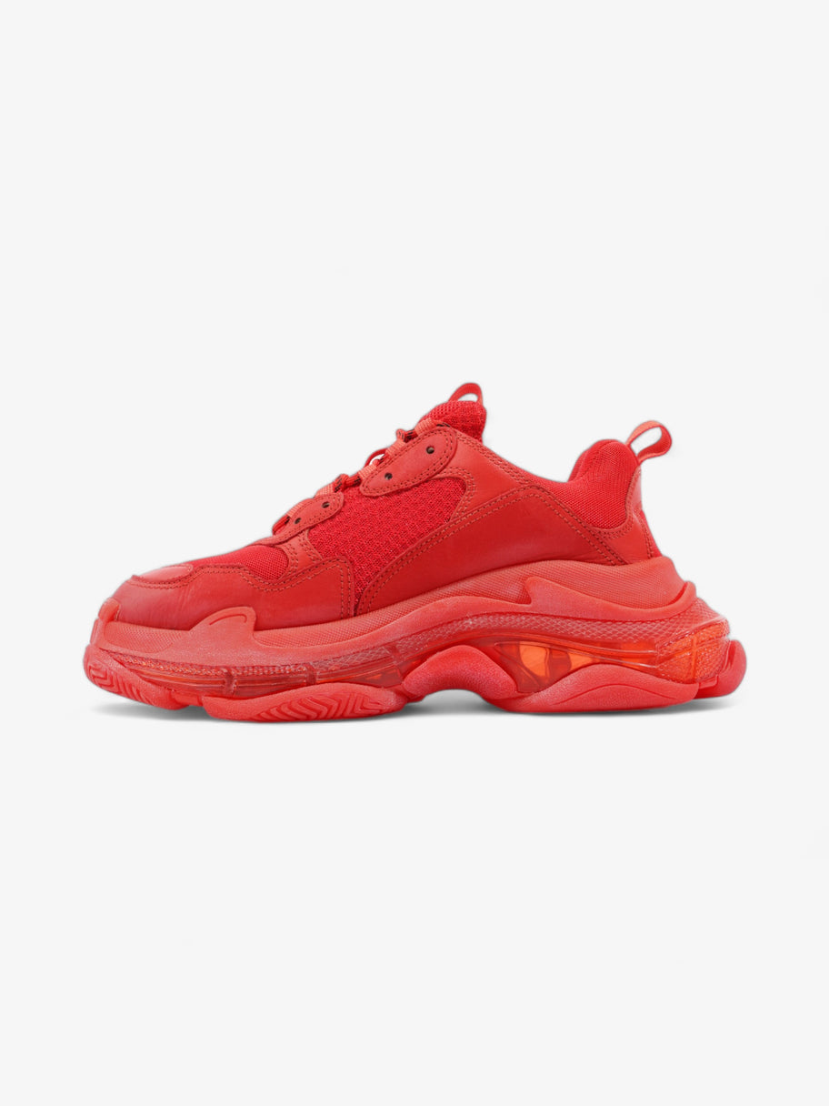 Balenciaga Triple S Clear Sole Red Mesh EU 41 UK 7 Image 3