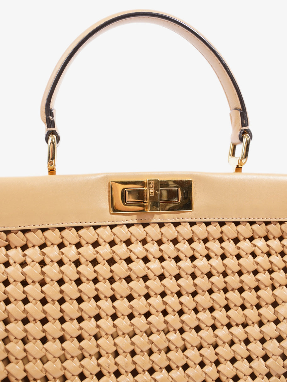 Fendi Peekaboo Tan Leather Medium Image 7