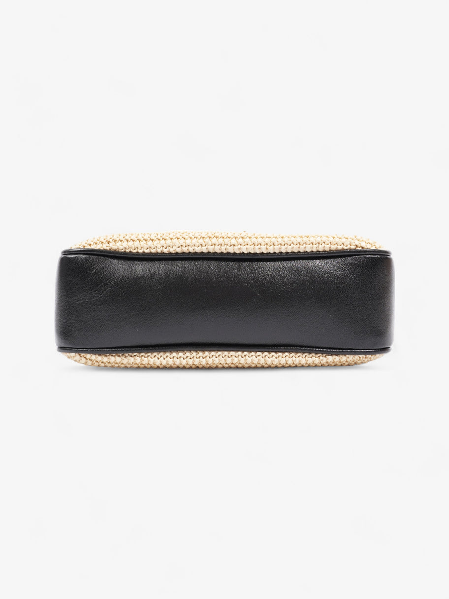 Saint Laurent Lou Camera Natural / Black Raffia Image 6