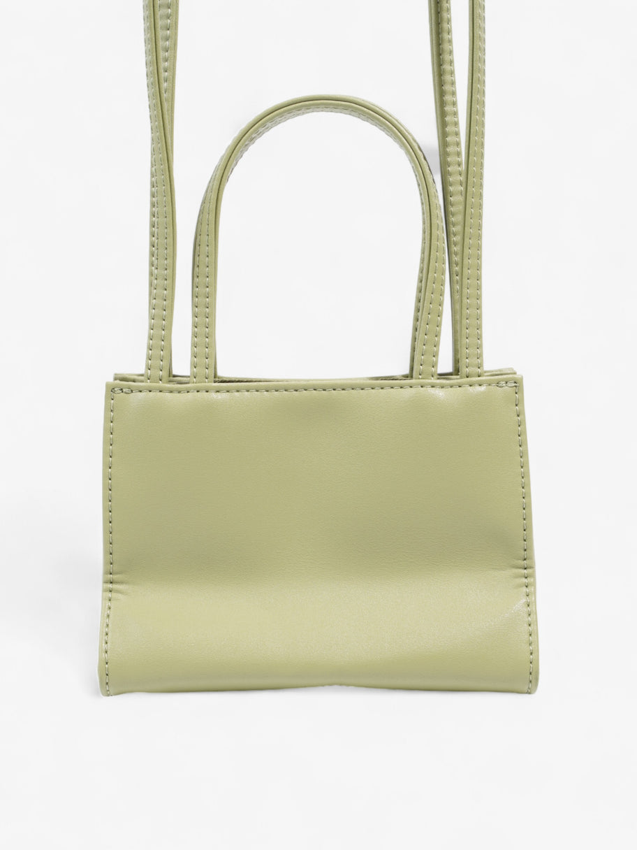 Shopping Bag Sage Vegan Leather Small Image 4